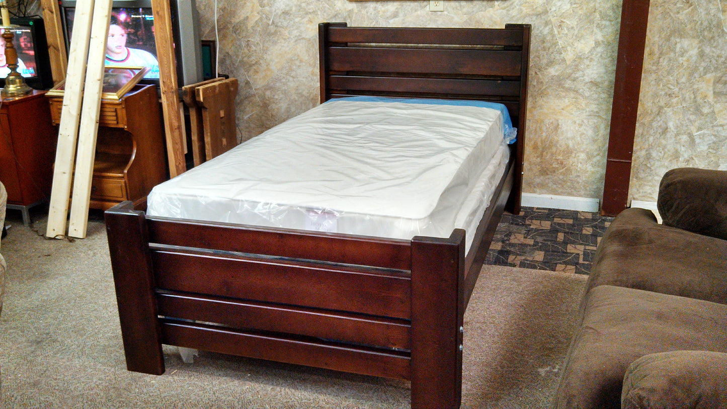 Plank Style Traditional Bed